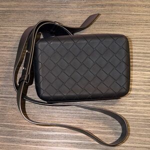 Bottega Veneta Tech Rubber Crossbody Bag